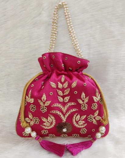 Ethnic Style Potli Bag for Partywear