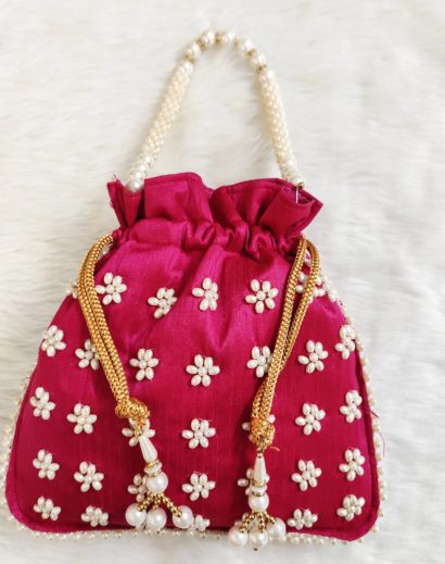 Decorative Clutch Batwa Potli Bag for Wedding