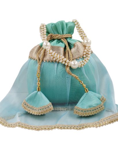 Womens Net Potli Batwa Bag