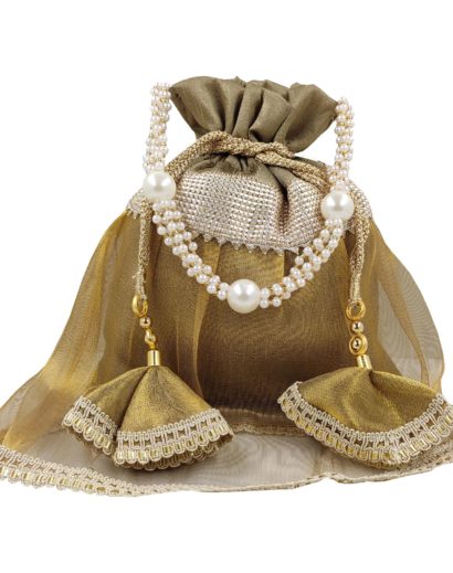 Silk Potli Bag for Wedding Gift
