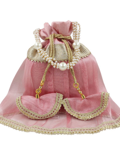 Stylish Potli Bag in Raw Silk