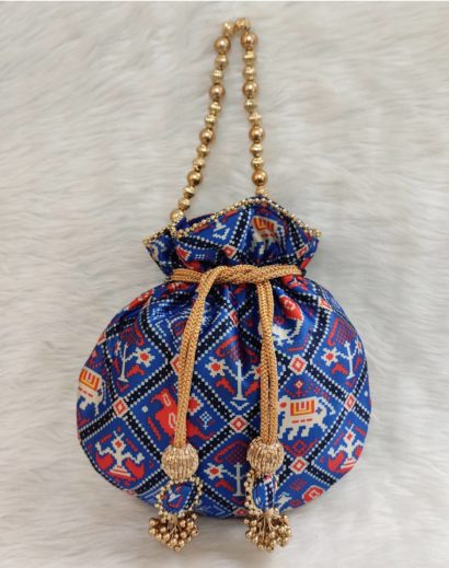 Patola Print Potli bag
