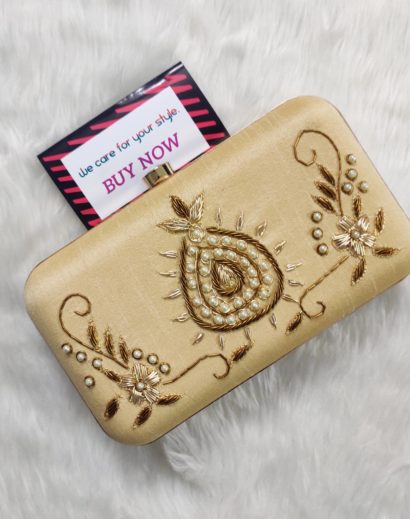 Zardosi Handwork Bridal Clutch