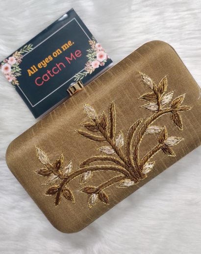 Ladies Handwork Box Clutch